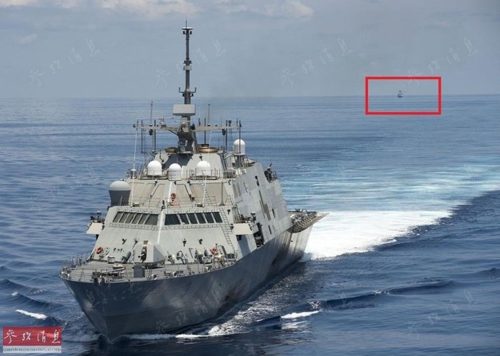 Ngày 11 tháng 5 năm 2015, tàu tuần duyên USS Fort Worth Hải quân Mỹ hoạt động ở gần đảo Trường Sa của Việt Nam, bị tàu hộ vệ Diêm Thành (biên chế cho Hạm đội Bắc Hải, Hải quân Trung Quốc vào năm 2012) bám đuôi