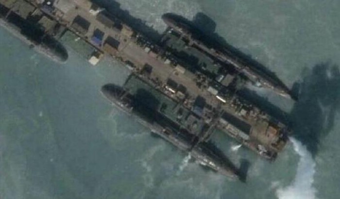 Tàu ngầm hạt nhân tấn công Type 093G Trung Quốc do dân mạng Trung Quốc đăng tải