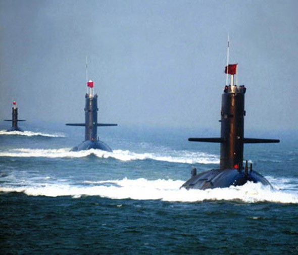 Biên đội tàu ngầm Trung Quốc (ảnh tư liệu)