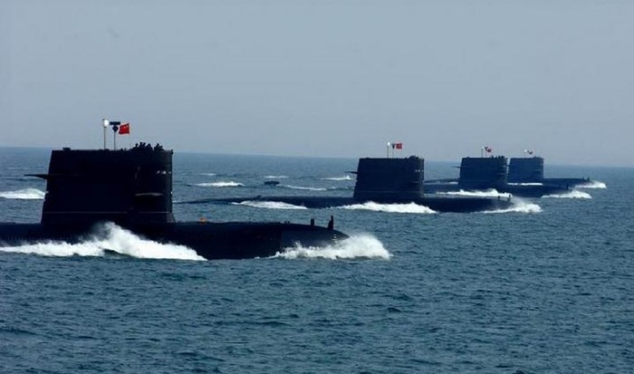 Lực lượng tàu ngầm Hải quân Trung Quốc (nguồn mạng sina)