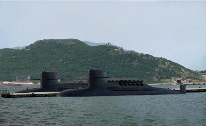 Tàu ngầm hạt nhân chiến lược Type 094, Hải quân Trung Quốc (ảnh nguồn Thời báo Hoàn Cầu, Trung Quốc)