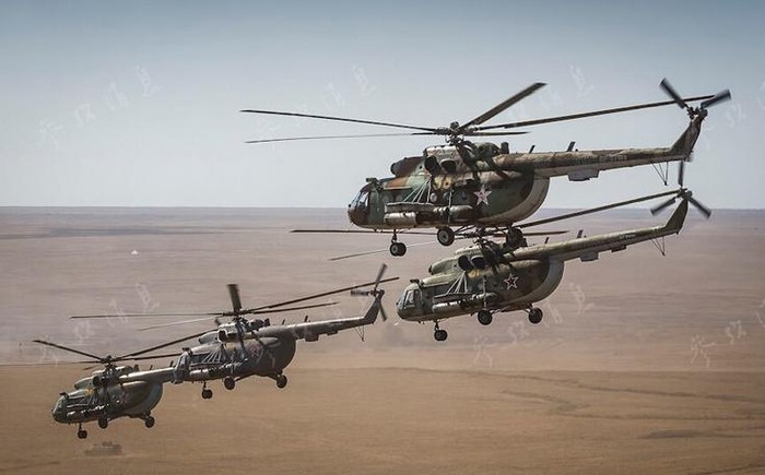 Máy bay trực thăng vận tải Mi-8 Quân đội Nga