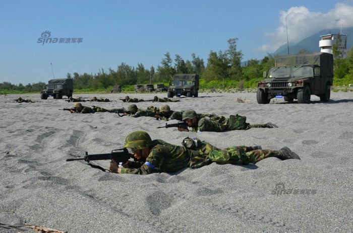 Quân đội Đài Loan tổ chức diễn tập Hán Quang-30 (ảnh tư liệu)