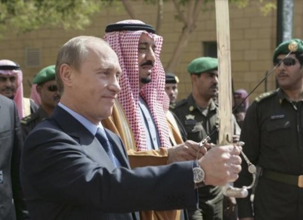 Năm 2007, Tổng thống Nga Vladimir Putin thăm Saudi Arabia (ảnh tư liệu)
