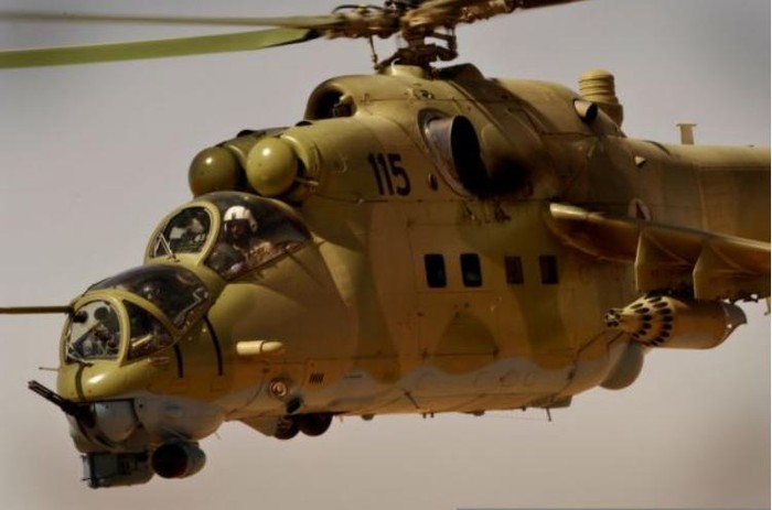 Máy bay trực thăng vũ trang Mi-35 của Quân đội Afghanistan