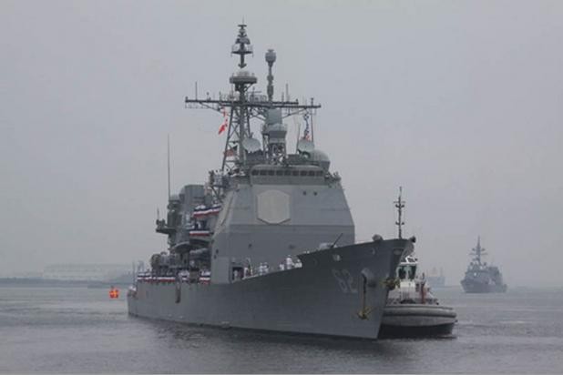 Tàu tuần dương USS Chancellorsville Hải quân Mỹ được trang bị hệ thống Aegis Baseline 9