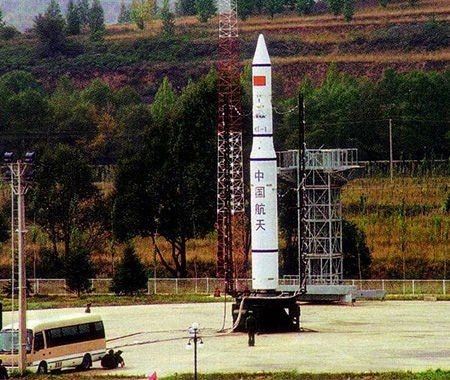 Hình ảnh này được cho là tên lửa chống vệ tinh SC-19 Trung Quốc