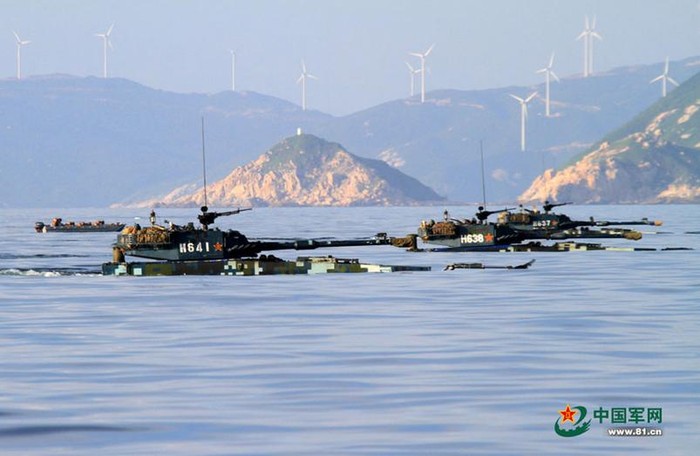 Quân đội Trung Quốc tăng cường năng lực tác chiến đổ bộ phục vụ cho mưu đồ bành trướng biển đảo