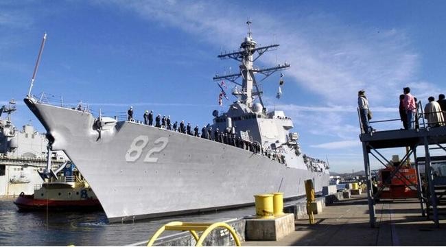 Tàu khu trục USS Lassen DDG-82 Hải quân Mỹ vừa tiến hành tuần tra trên Biển Đông