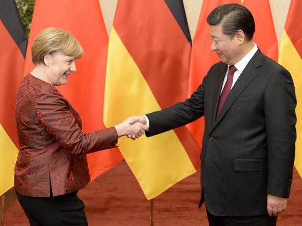 Thủ tướng Đức Angela Merkel thăm Trung Quốc