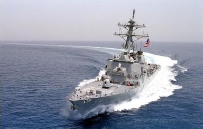 Tàu khu trục USS Lassen DDG-82 Hải quân Mỹ vừa tiến hành tuần tra trên Biển Đông (ảnh tư liệu)