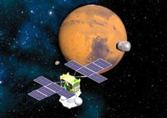 Nhật Bản sẽ phóng máy thăm dò vệ tinh Sao Hỏa đầu tiên vào năm 2021 (ảnh mô phỏng)