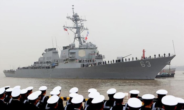 Ngày 16 tháng 11 năm 2015, tàu khu trục USS Stethem DDG-63 Hải quân Mỹ đến thăm Thượng Hải trong thời gian 5 ngày.