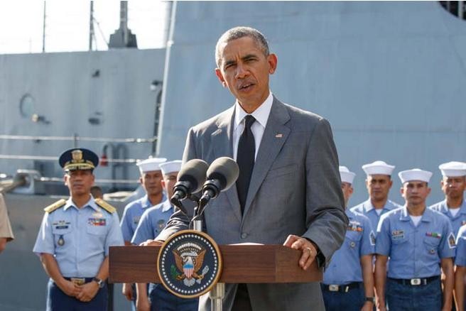 Ngày 17 tháng 11 năm 2015, Tổng thống Mỹ Barack Obama thăm tàu chiến Philippines