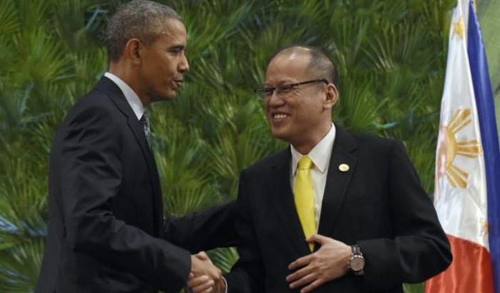 Tổng thống Mỹ Barack Obama và người đồng cấp Philippines Benigno Aquino