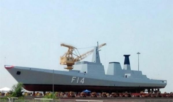Tàu hộ vệ F14 do Myanmar tự chế tạo