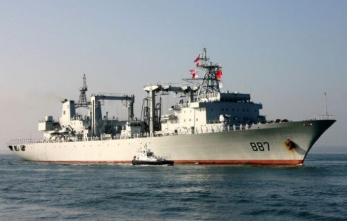 Tàu tiếp tế tổng hợp Vi Sơn Hồ số hiệu 887 Type 903, Hạm đội Nam Hải, Hải quân Trung Quốc