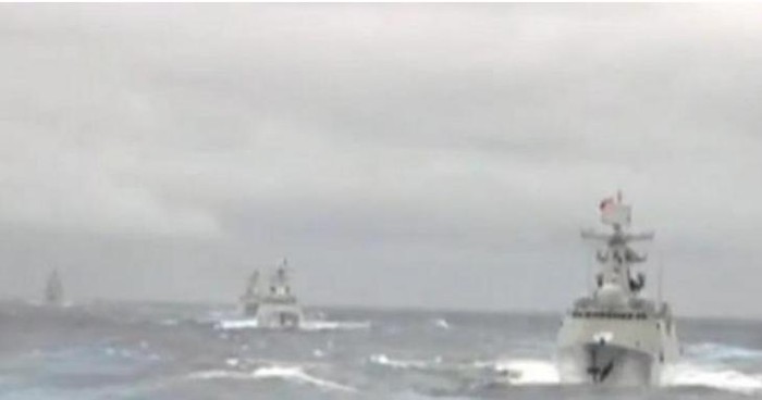 Tàu khu trục Type 052D xuất hiện trong cuộc tập trận ở Biển Đông của 3 hạm đội lớn Hải quân Trung Quốc từ ngày 17 - 19/11/2015