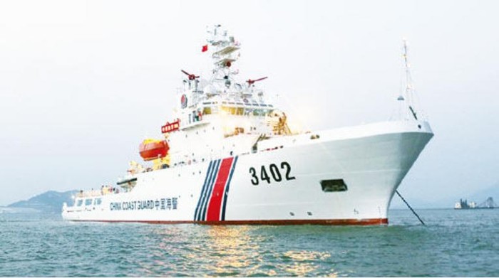 Tàu Hải cảnh-3402 của Tổng đội Nam Hải, Cảnh sát biển Trung Quốc, triển khai ở Biển Đông