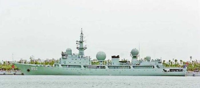 Tàu trinh sát điện tử Hải Vương Tinh số hiệu 852 Type 815 Hạm đội Nam Hải, Hải quân Trung Quốc