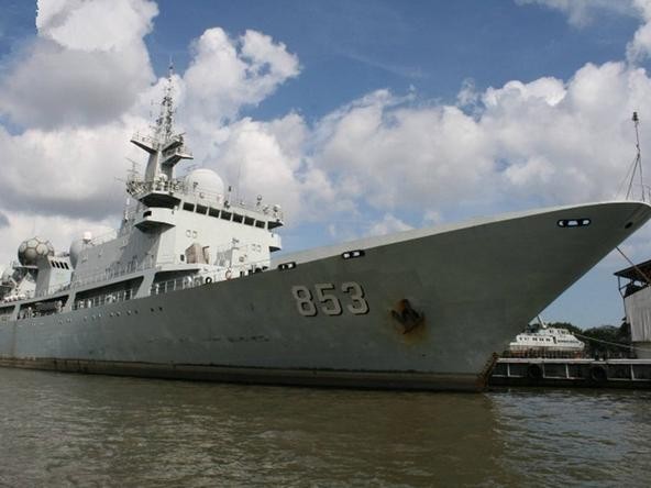 Tàu trinh sát điện tử Hải Vương Tinh số hiệu 852 Type 815 Hạm đội Nam Hải, Hải quân Trung Quốc