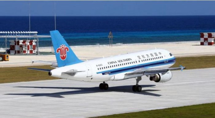 Trung Quốc vừa cho máy bay chở khách bay thử bất hợp pháp ở quần đảo Trường Sa của Việt Nam