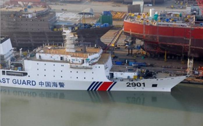 Tàu Hải cảnh-2901 của Cảnh sát biển Trung Quốc, triển khai ở biển Hoa Đông.