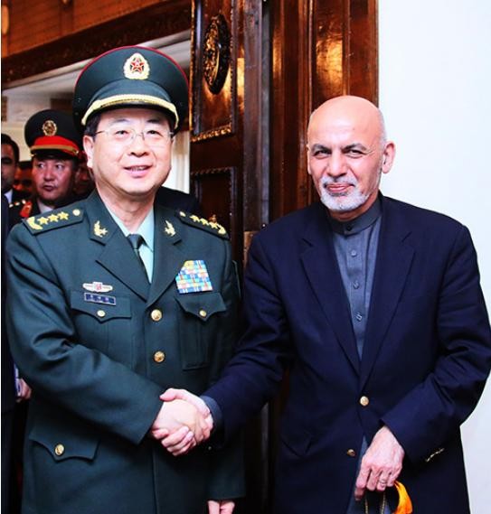 Thượng tướng Phòng Phong Huy, Tham mưu trưởng Bộ Tham mưu liên quân, Quân đội Trung Quốc thăm Afghanistan vào cuối tháng 2/2016