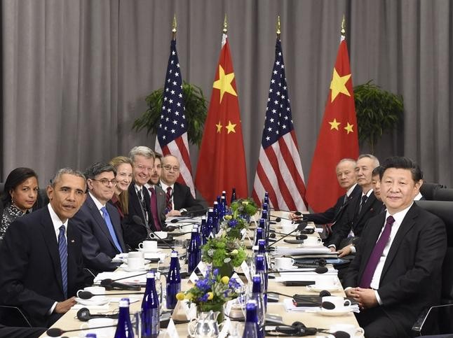 Chủ tịch Trung Quốc Tập Cận Bình và Tổng thống Mỹ Barack Obama hội đàm ngày 31/3/2016