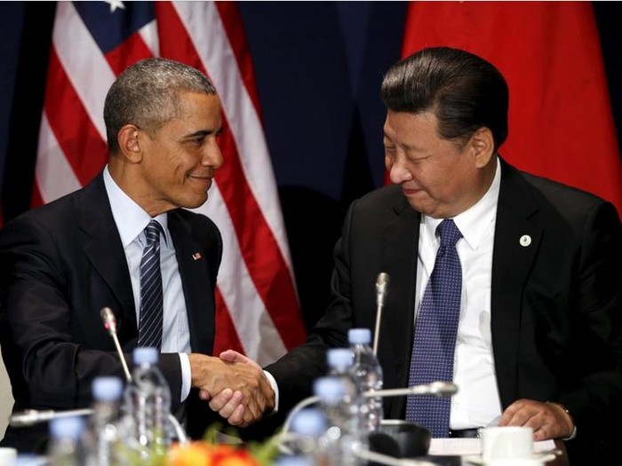 Tổng thống Mỹ Barack Obama và người đồng cấp Trung Quốc - Tập Cận Bình