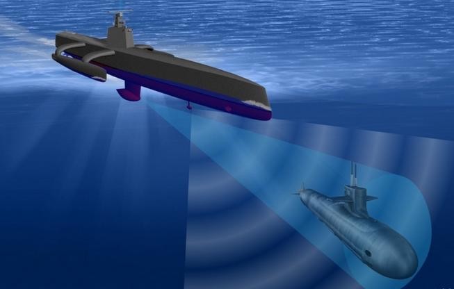 Tàu không người lái Sea Hunter Hải quân Mỹ dùng để săn tìm và tiêu diệt tàu ngầm