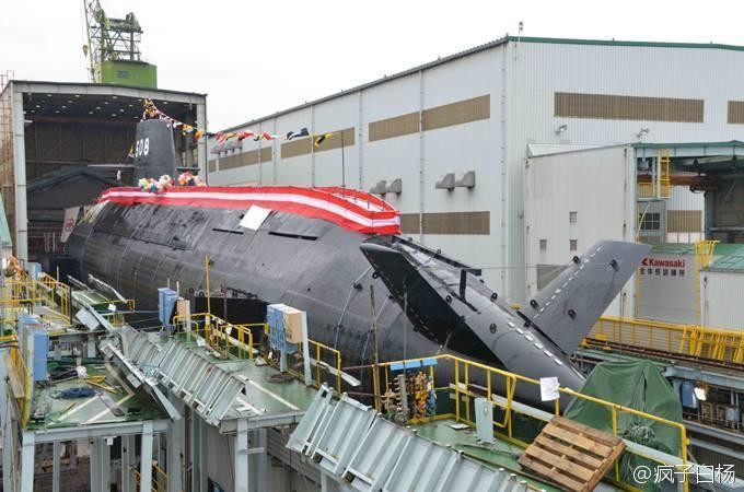 Nhật Bản hạ thủy tàu ngầm Sekiryu lớp Soryu ngày 2/11/2015. Nguồn ảnh: Thời báo Hoàn Cầu, Trung Quốc
