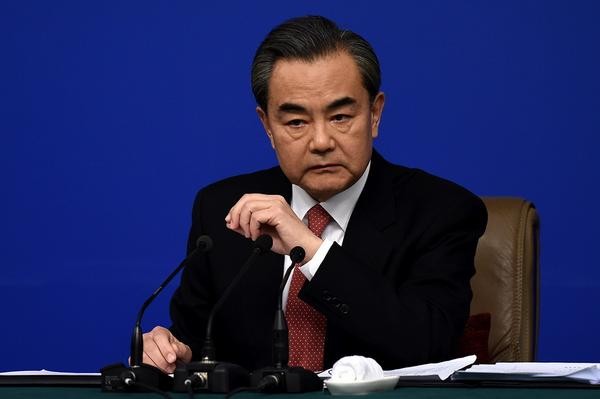 Vương Nghị - Bộ trưởng Ngoại giao Trung Quốc trả lời báo chí ngày 8/3/2016. Nguồn ảnh: cnss.com.cn