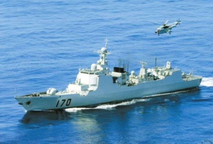 Tàu khu trục Lan Châu số hiệu 170 Type 052C, Hạm đội Nam Hải, Hải quân Trung Quốc. Nguồn ảnh: Internet Trung Quốc