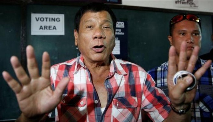 Ứng cử viên Tổng thống Philippines, ông Rodrigo Duterte. Nguồn ảnh: BBC