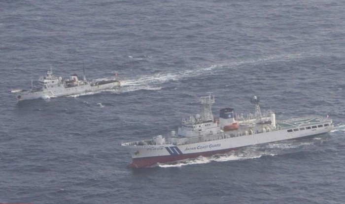 Đối đầu Trung-Nhật trên vùng biển đảo Senkaku năm 2012. Nguồn ảnh: Tin tức Tham khảo