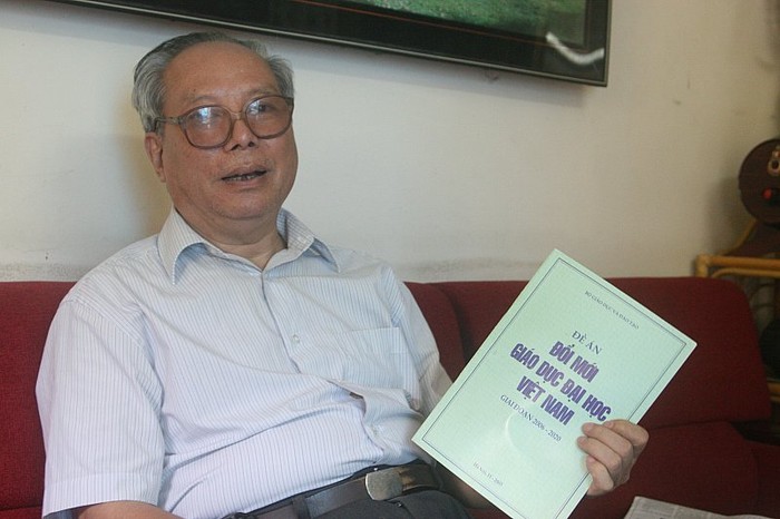 Theo ông Lê Viết Khuyến, khi soạn thảo Bộ Giáo dục không tham khảo đề án đổi mới giáo dục đại học giao đoạn 2006-2020 trừ Nghị quyết 14 của Đảng - đó là một thiếu sót lớn. Ảnh Xuân Trung