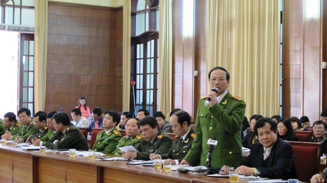 Công an một số quận, huyện nội thành Hà Nội cho rằng, việc áp dụng giờ học, giờ làm việc mới giao thông có phần thông thoáng hơn. Ảnh Xuân Trung