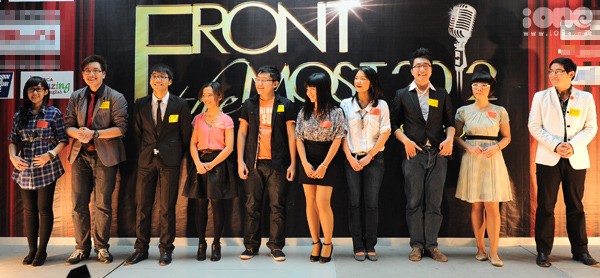 10 thí sinh xuất sắc vào thi chung kết cuộc thi Front The Most.
