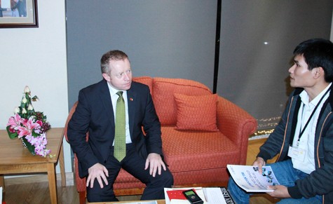Bộ trưởng Giáo dục Ireland trả lời phỏng vấn Báo điện tử Giáo dục Việt Nam.