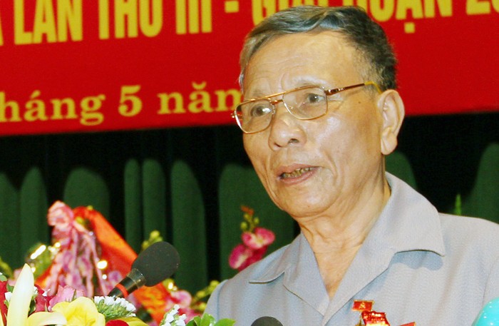 Nhà giáo ưu tú Trần Luyến - Chủ tịch Hội khuyến học tỉnh Sơn La.