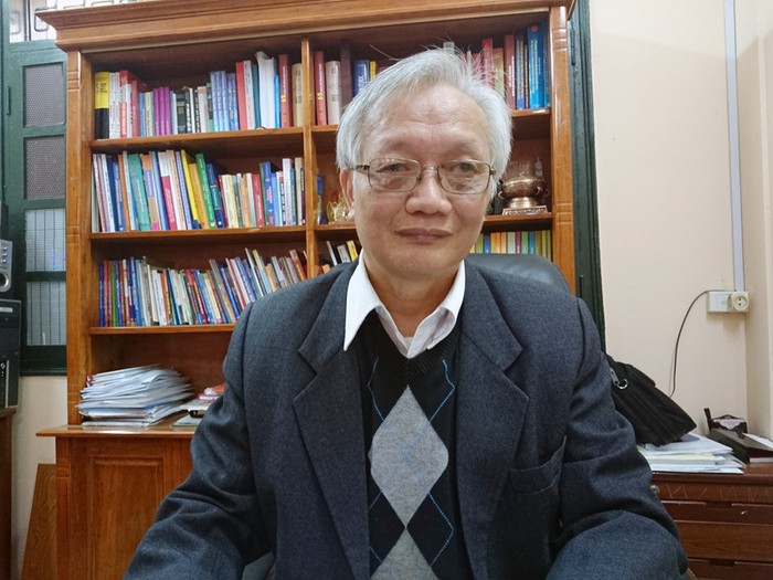TS. Nguyễn Tùng Lâm, hiệu trưởng Trường THPT Đinh Tiên Hoàng (Hà Nội). Ảnh Xuân Trung