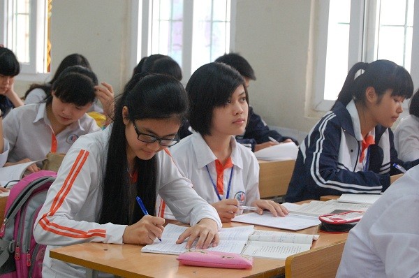 Trường THPT Lê Lợi là trường đầu tiên được UBND TP và Sở GD&amp;ĐT Hà Nội đồng ý cho thí điểm mô hình giáo dục công chất lượng cao trong khoảng 3 năm. Ảnh Xuân Trung