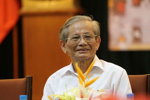GS. NGND Phan Huy Lê - Chủ tịch Hội khoa học Lịch sử Việt Nam.