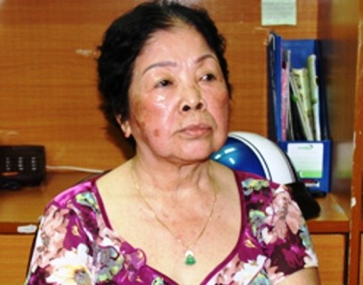 Đối tượng Nguyễn Thị Miết  bà lão 80 tuổi cầm đầu đường dây ma tuý cực lớn.