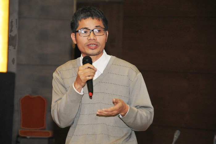 Ông Nguyễn Quang Thạch - Trung tâm hỗ trợ tri thức và phát triển cộng đồng. Ảnh Khang Nguyễn
