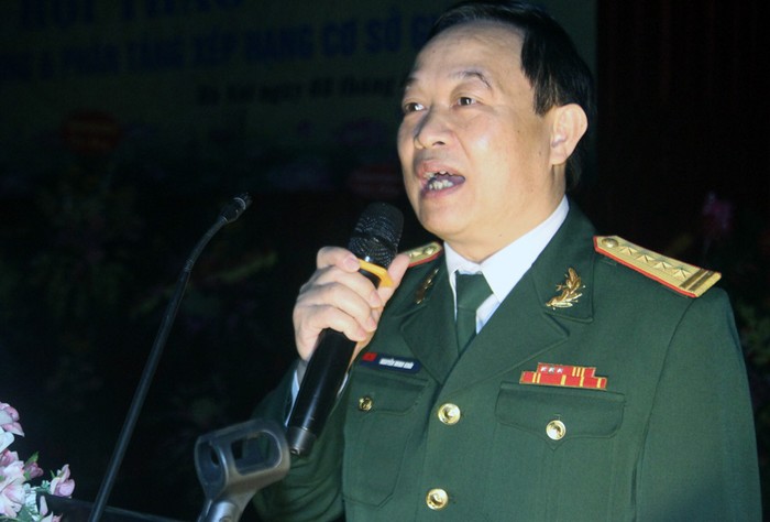 Đại tá, TS. Nguyễn Minh Khôi (đại diện cho các trường, học viện thuộc Bộ Quốc phòng). Ảnh Xuân Trung