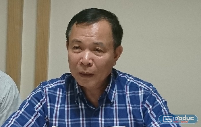 TS. Phan Huy Phú trình bày về phần mềm xét tuyển chung của Đại học Thăng Long.