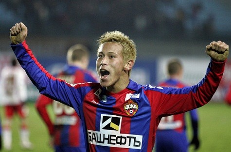 Keisuke Honda trong màu áo CSKA Moscow