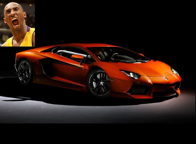 Kobe Bryant sở hữu chiếc Lamborghini Aventador